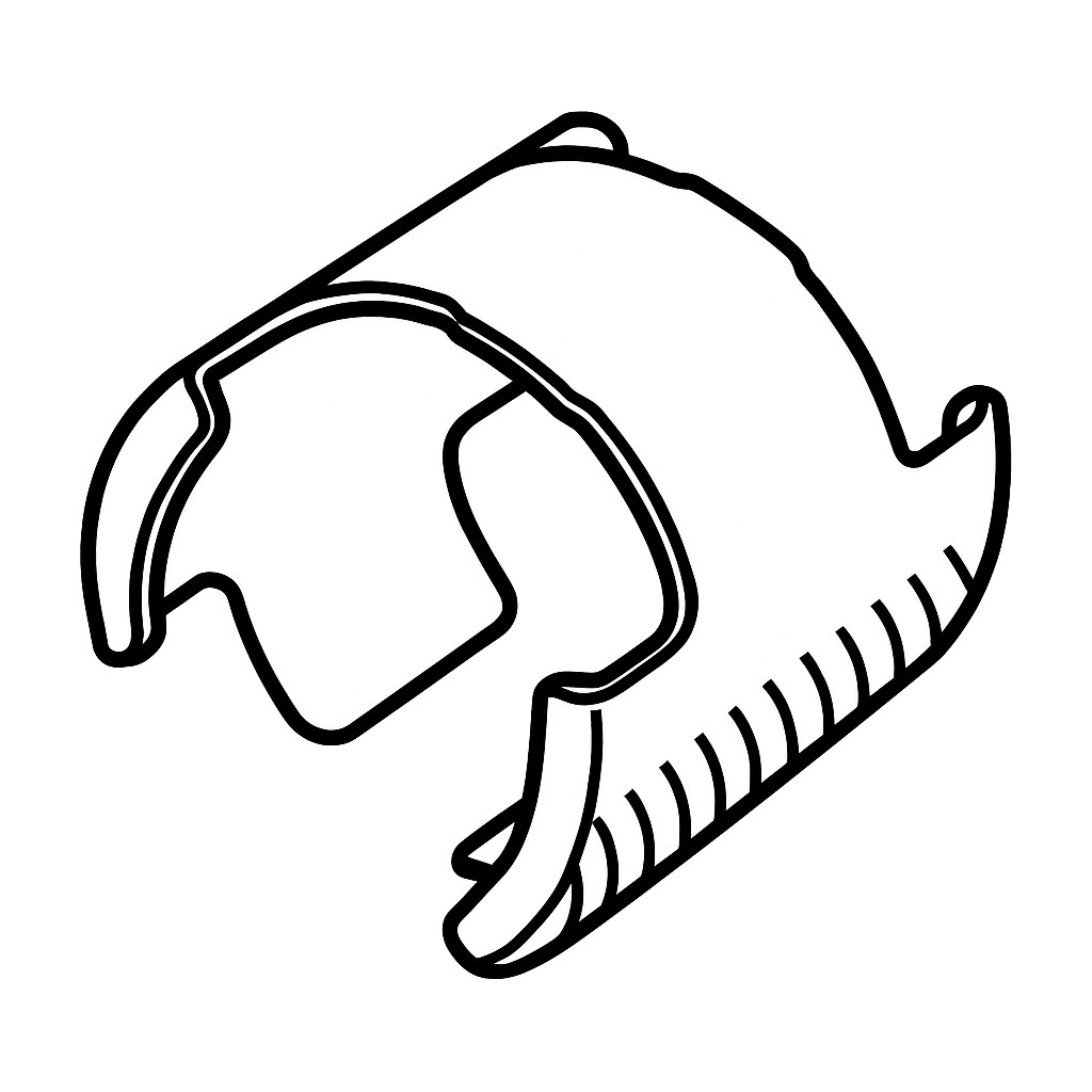 Embout de Guidon -Fixation  Interne - Caoutchouc A